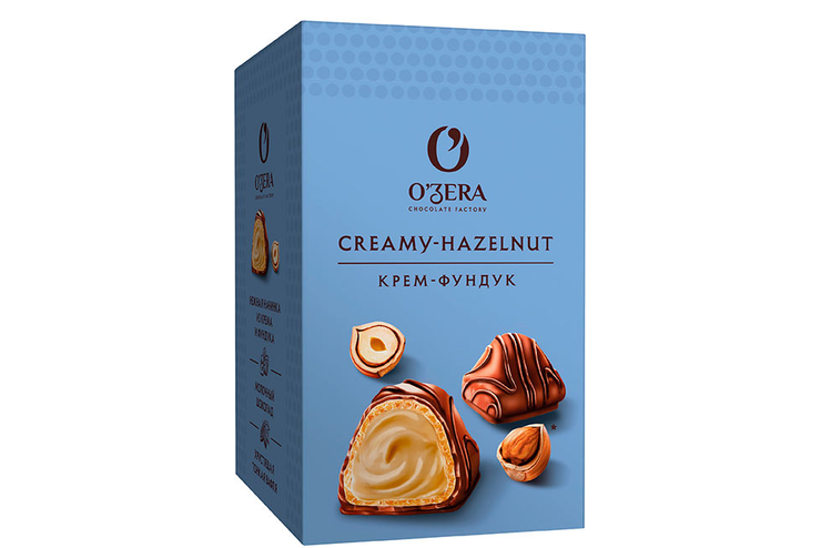 «O'Zera», конфеты Creamy-Hazelnut, 150 г «O'Zera», конфеты Creamy-Hazelnut, 150 г