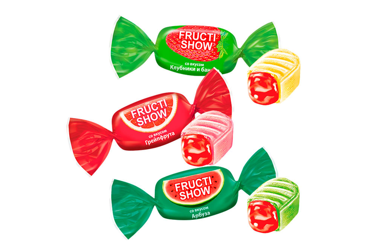 Карамель Fructi Show (упаковка 0,5 кг)