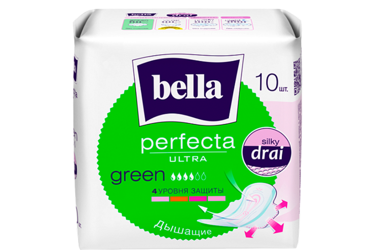 Прокладки «Bella» Perfecta Green, 10 шт.