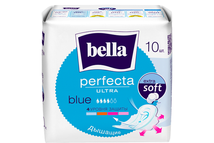 Прокладки «Bella» Perfecta Blue, 10 шт.