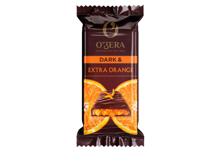 «O'Zera», шоколад горький Dark & Extra Orange, 40 г «O'Zera», шоколад горький Dark & Extra Orange, 40 г