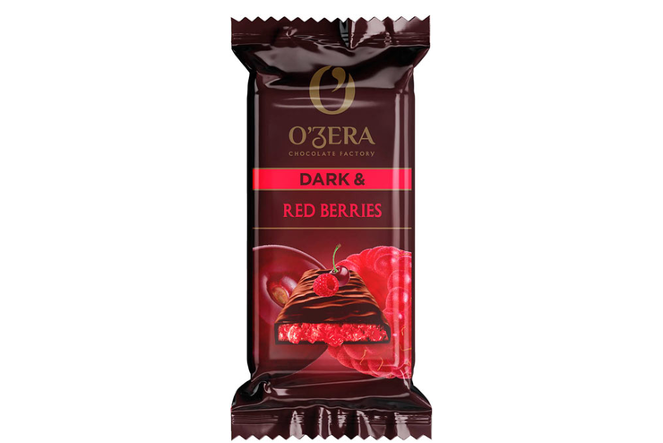 «O'Zera», шоколад горький Dark & Red berries, 40 г «O'Zera», шоколад горький Dark & Red berries, 40 г