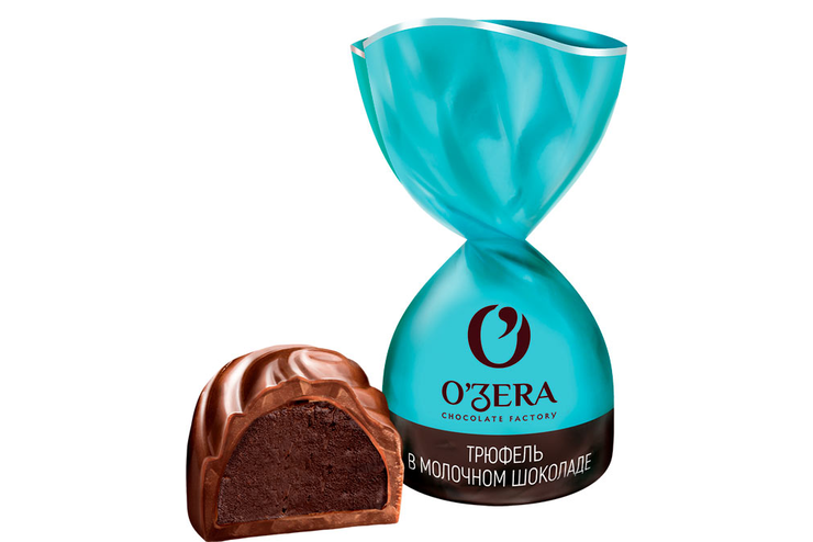 «O'Zera», конфеты трюфель молочный шоколад (упаковка 0,5 кг)