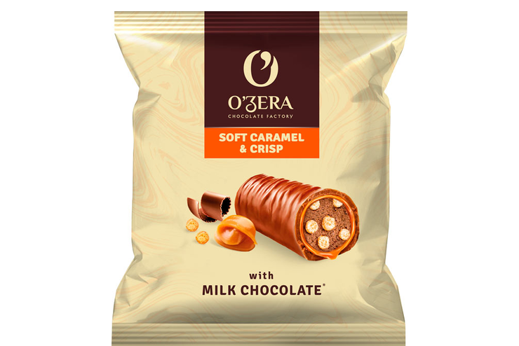 «O'Zera», конфеты Caramel&Crisp (упаковка 0,5 кг)