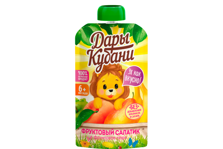 «Дары Кубани», пюре фруктовое, 90 г