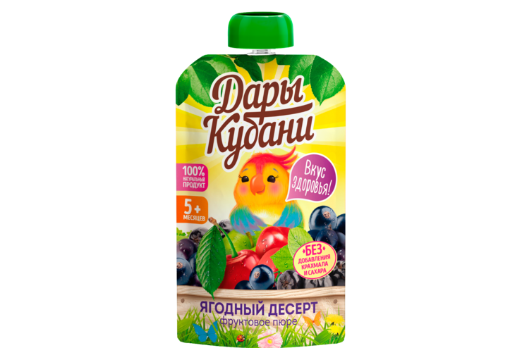 «Дары Кубани», пюре фруктовое, 90 г