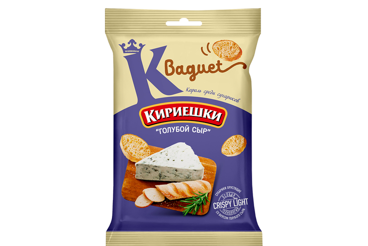 «Кириешки Baguet», сухарики со вкусом голубого сыра, 50 г