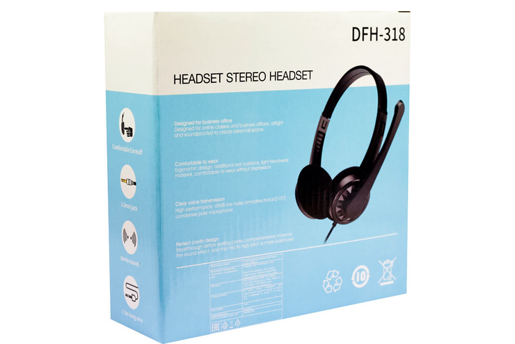 Наушники проводные DFH-318 (Double)