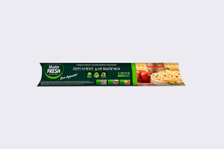 Пергамент «Master Fresh» силиконизированный для выпечки, 38см*5м, 95 г