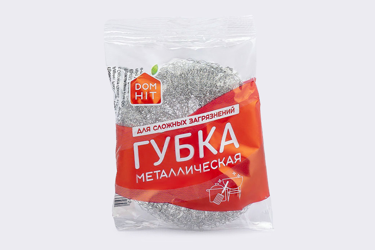 «DOMHIT», мочалка металлическая
