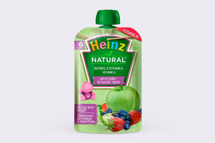 «Heinz», пюре фруктовое, 90 г