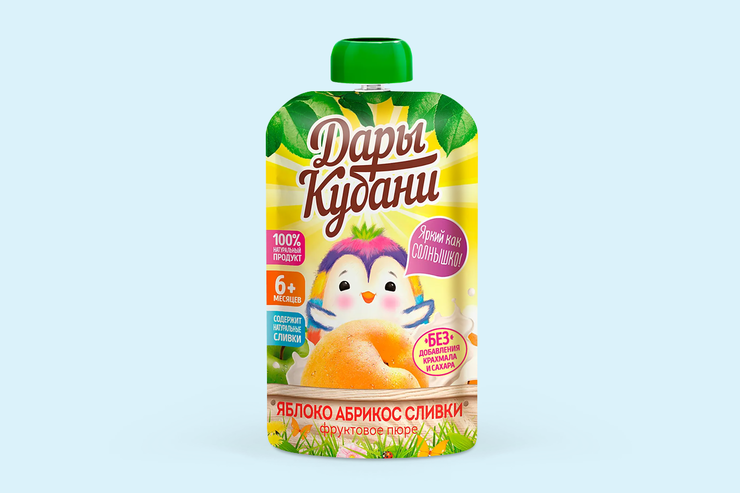 «Дары Кубани», пюре фруктовое, 90 г