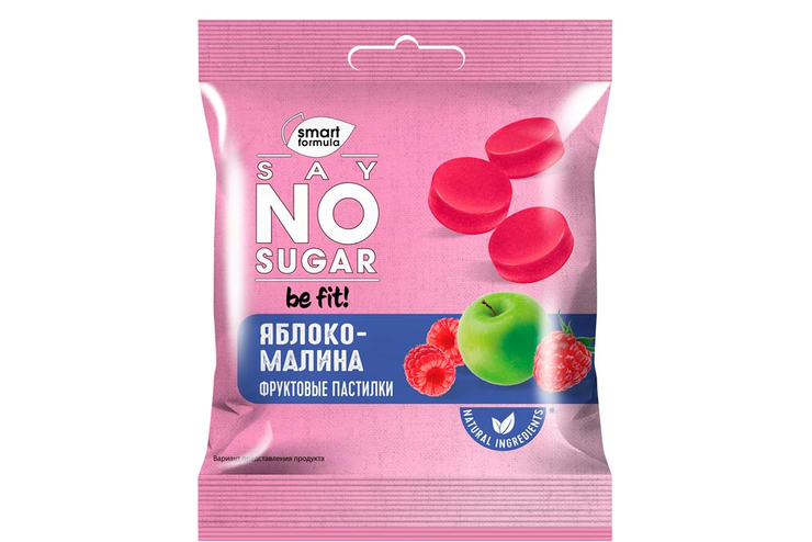 «Smart Formula», фруктовые пастилки «Яблоко-малина», 30 г