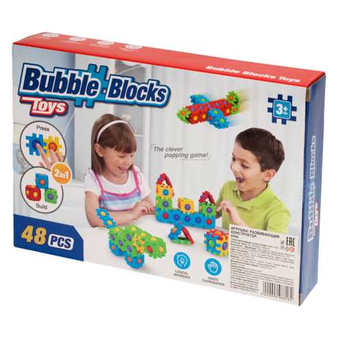 Развивающий pop-it конструктор 48 деталей