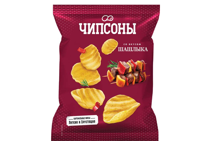 «Чипсоны», чипсы со вкусом шашлыка, 40 г