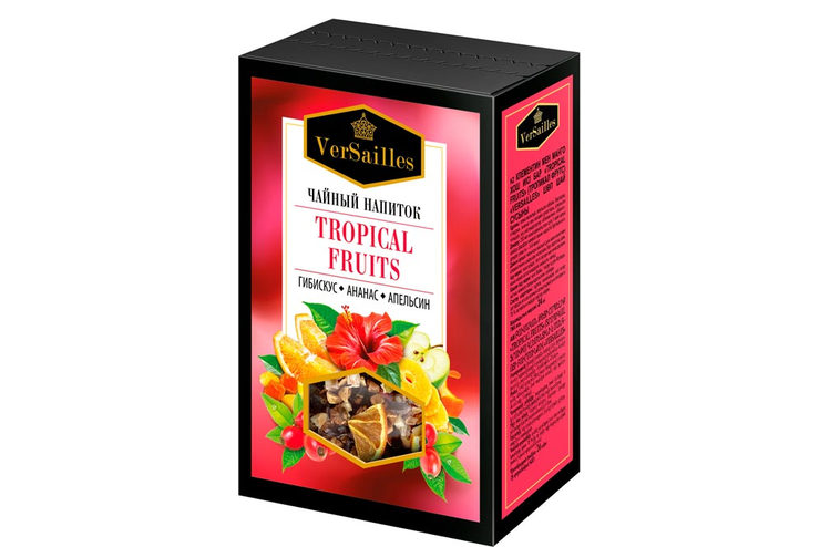 «VerSailles», напиток чайный «Tropical Fruits», 80 г