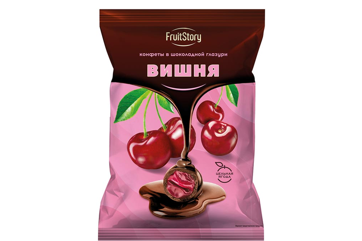 «FruitStory», конфеты в шоколадной глазури «Вишня» (упаковка 0,5 кг)