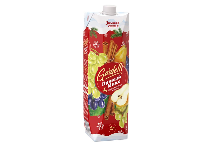 «Gardelli», напиток «Пряный микс» Груша, виноград и корица, 1 л