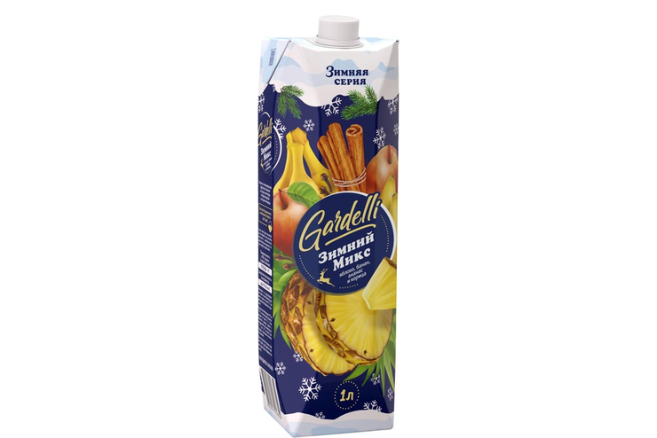 «Gardelli», напиток «Зимний микс» Яблоко, банан, ананас и корица, 1 л