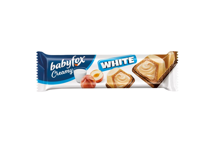 «BabyFox», вафельный батончик Creamy White, 18,2 г