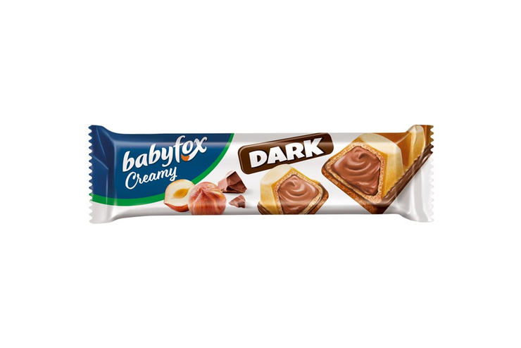 «BabyFox», вафельный батончик Creamy Dark, 18,2 г