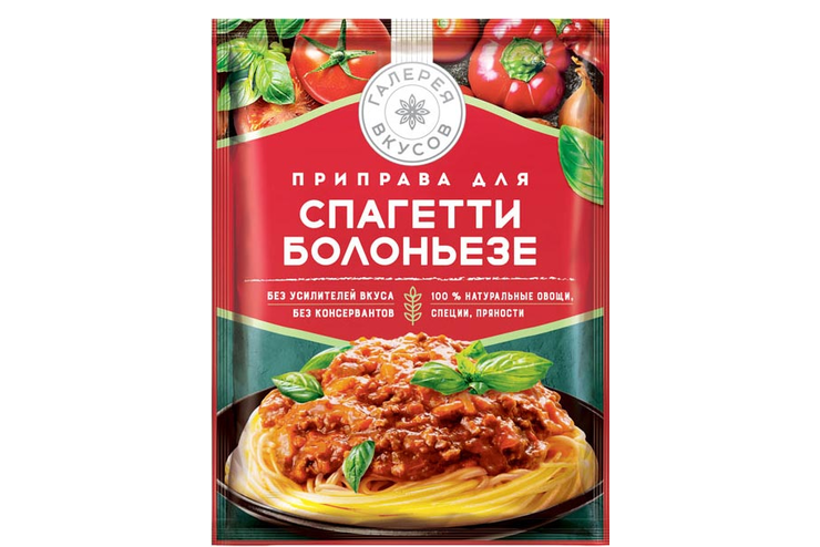 «Галерея вкусов», приправа для спагетти болоньезе, 25 г «Галерея вкусов», приправа для спагетти болоньезе, 25 г
