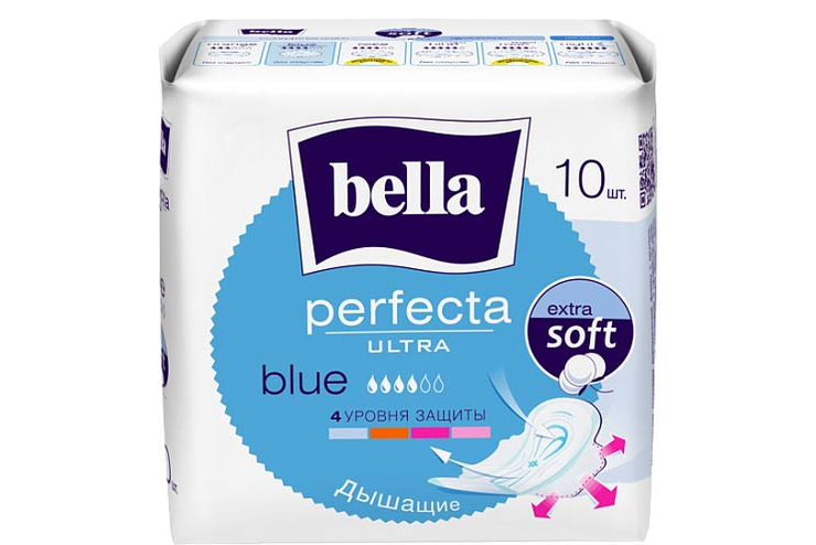 Прокладки Bella Perfecta Blue, 10 шт., 57 г