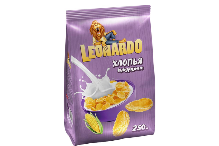 «Leonardo», хлопья кукурузные, 250 г