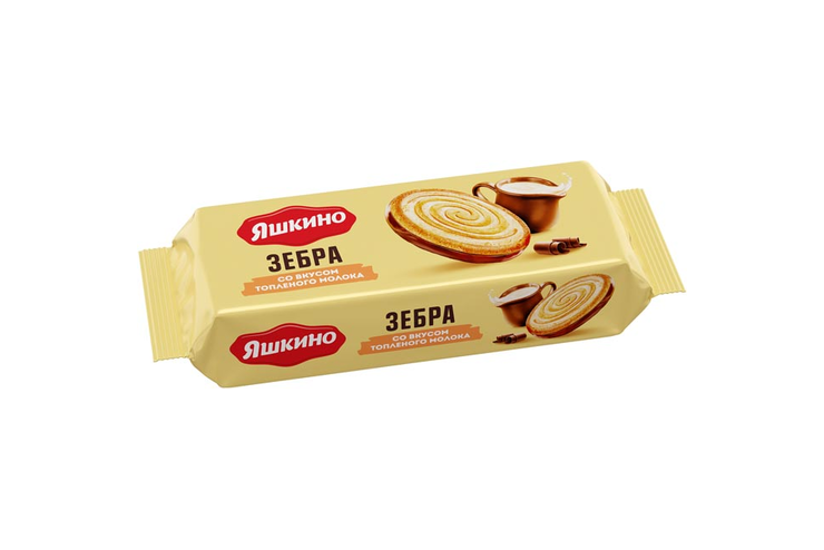 «Яшкино», печенье «Зебра» со вкусом топлёного молока, 180 г «Яшкино», печенье «Зебра» со вкусом топлёного молока, 180 г