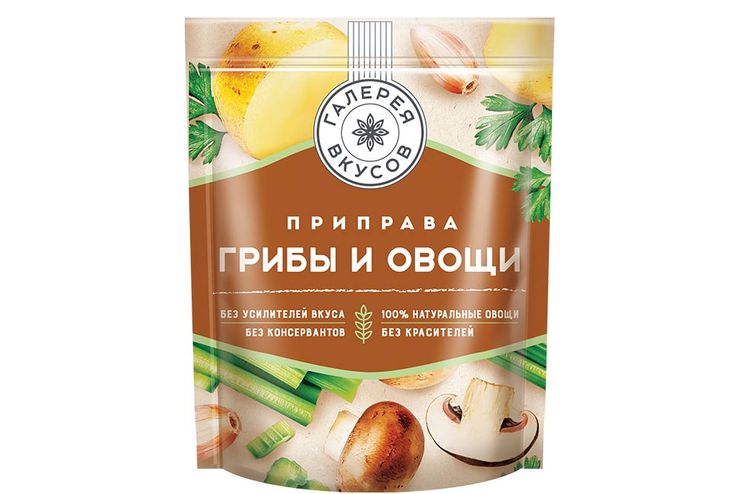 «Галерея вкусов», приправа «Грибы и овощи», 60 г
