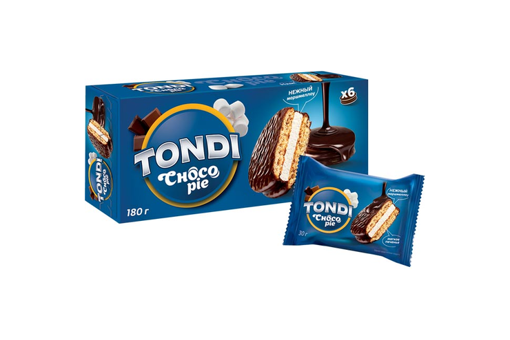 «Tondi», choco Pie, 180 г