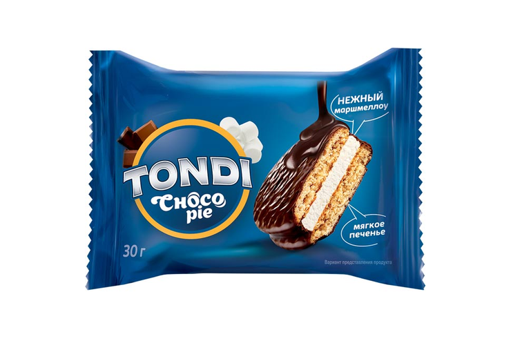 «Tondi», choco Pie (коробка 2,13 кг)