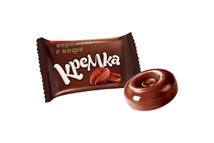 Карамель «Кремка» с кофе (упаковка 0,5 кг) Карамель «Кремка» с кофе (упаковка 0,5 кг)
