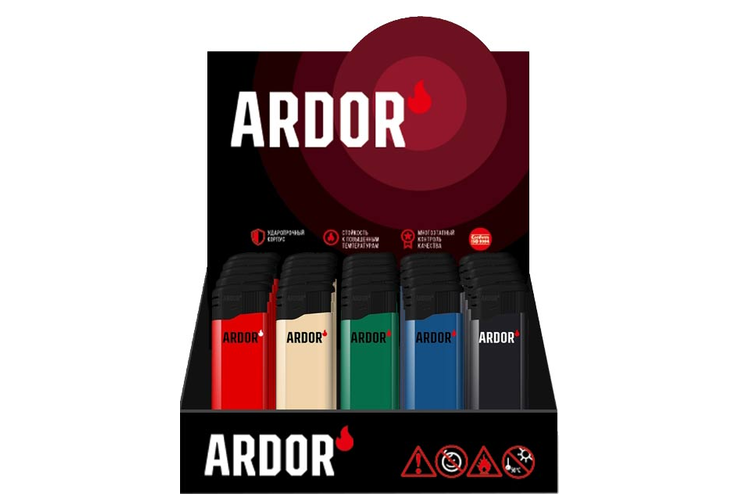 Многоразования зажигалка ARDOR А-2 (пьезо) Многоразования зажигалка ARDOR А-2 (пьезо)