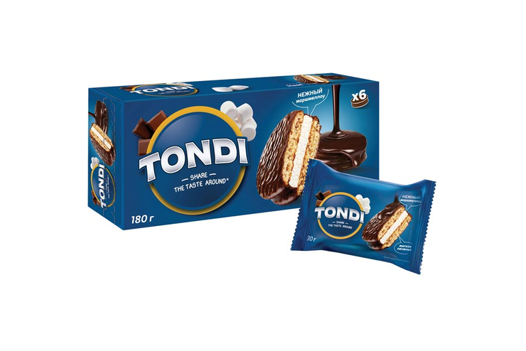 «Tondi», choco Pie, 180 г