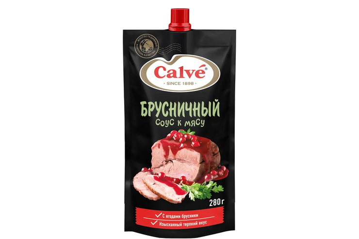 «Calve», соус к мясу «Брусничный», 280 г «Calve», соус к мясу «Брусничный», 280 г