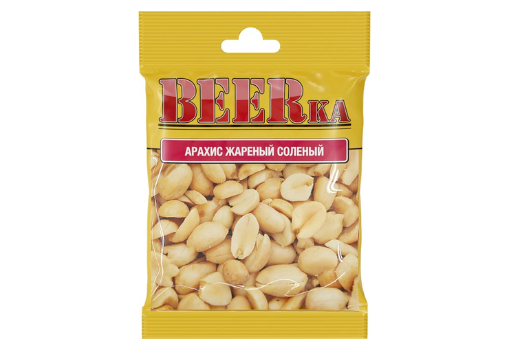 «Beerka», арахис жареный, солёный, 30 г
