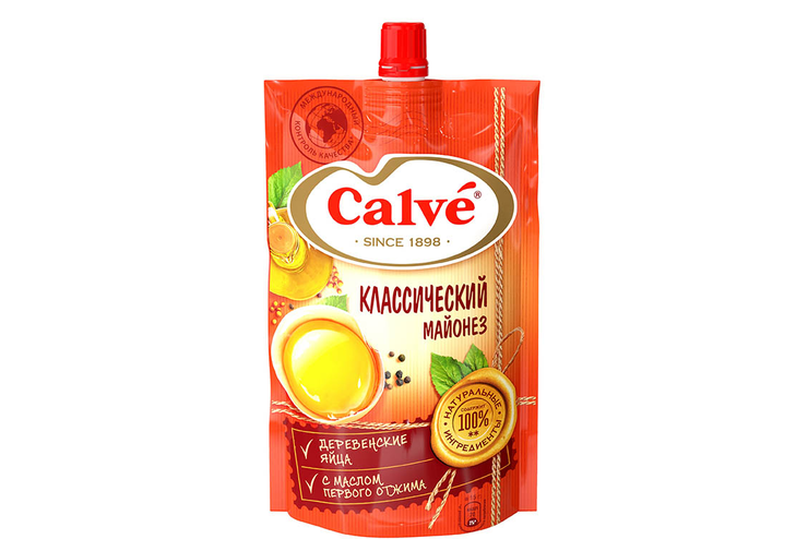 «Calve», майонез «Классический» 50%, 200 г