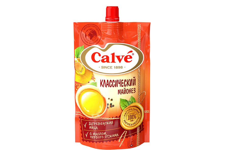 «Calve», майонез «Классический» 50%, 400 г
