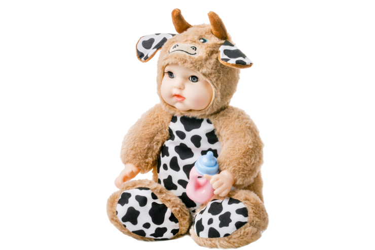 Мягкая кукла «Sugar Doll» в костюме бычка
