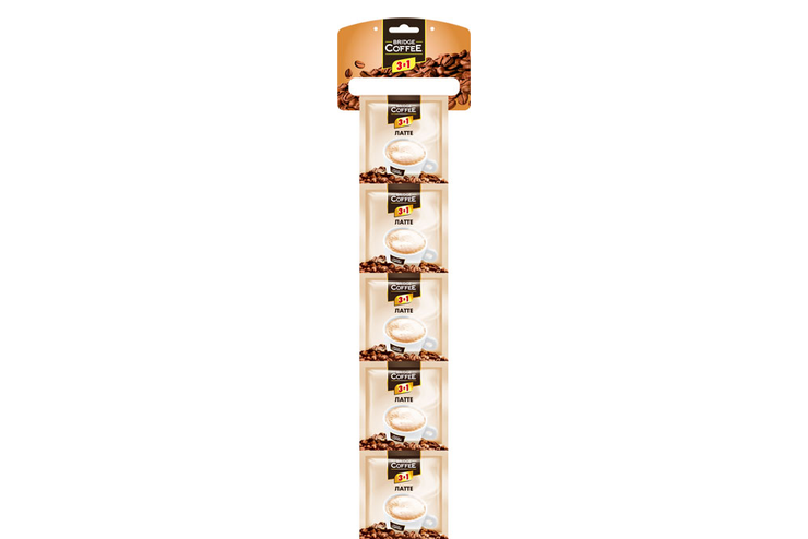 «Bridge Coffee», напиток кофейный 3 в 1 Латте, 20 г