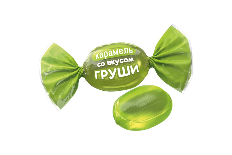 Карамель со вкусом груши (упаковка 0,5 кг)