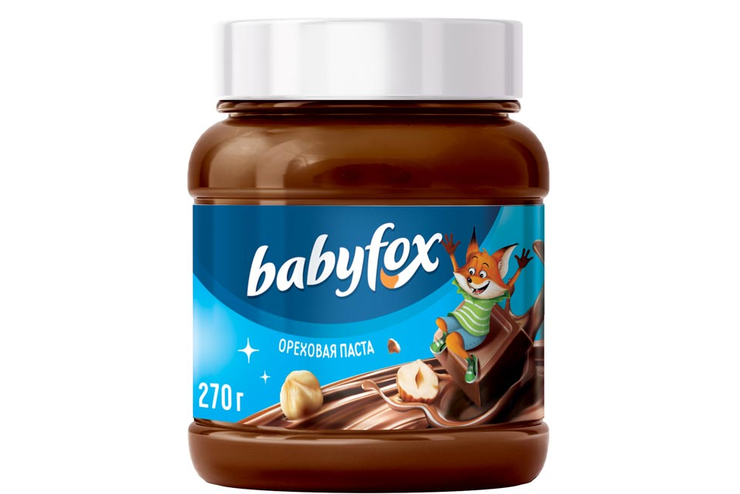 «BabyFox», паста шоколадно-ореховая, 270 г
