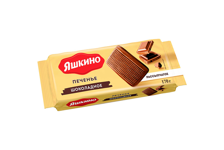 «Яшкино», печенье с шоколадным вкусом, 170 г