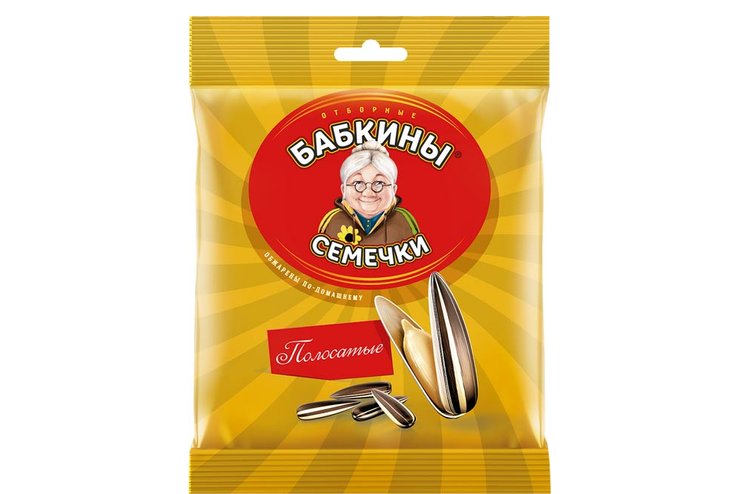 «Бабкины семечки», семечки полосатые, жареные, 90 г «Бабкины семечки», семечки полосатые, жареные, 90 г