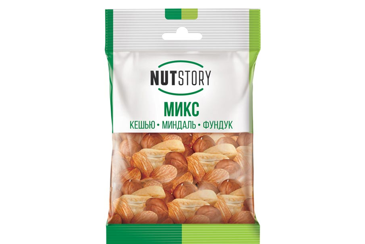 «NutStory», кешью, миндаль, фундук, 34 г «NutStory», кешью, миндаль, фундук, 34 г