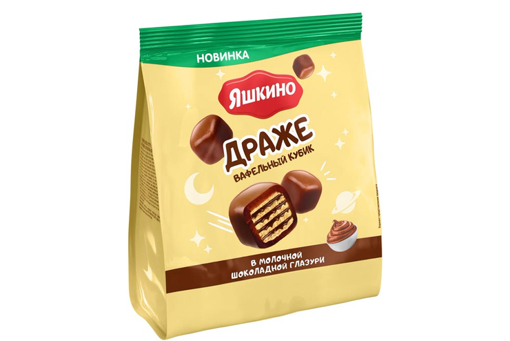 Драже вафля в молочно-шоколадной глазури, 180 г Драже вафля в молочно-шоколадной глазури, 180 г