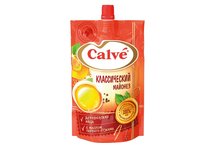 «Calve», майонез «Классический» 50%, 200 г