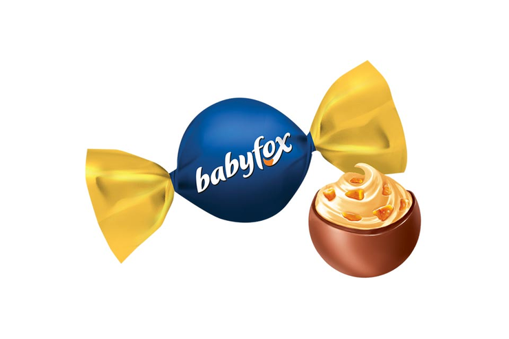 «BabyFox», конфеты шоколадные Galaxy sphere с соленой карамелью (упаковка 0,5 кг)