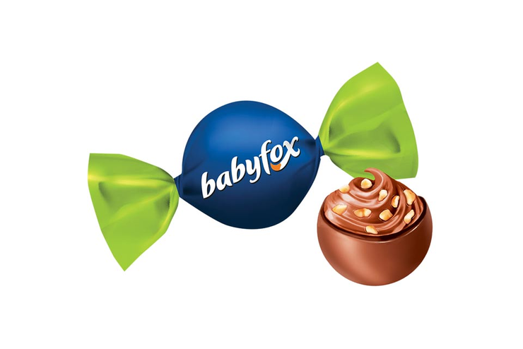 «BabyFox», конфеты шоколадные Galaxy sphere с фундуком (упаковка 0,5 кг)